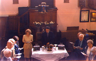 The Pulpit and Communion table