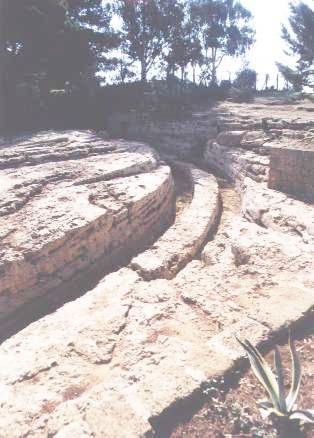 Cart-ruts at Agrigento