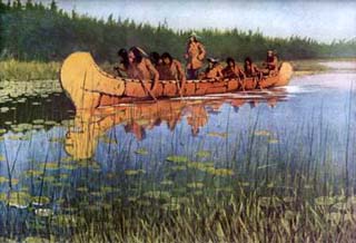 Ojibwa Canoe