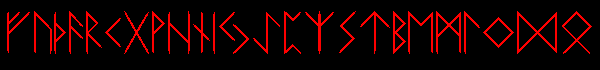 Runes of the Elder Futhark