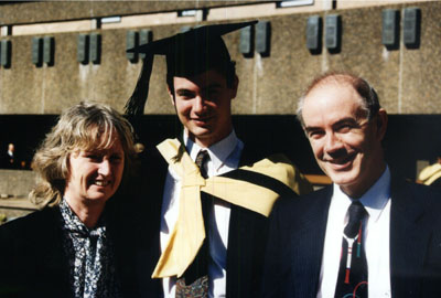 Diana, Michael & Ian, May 1998