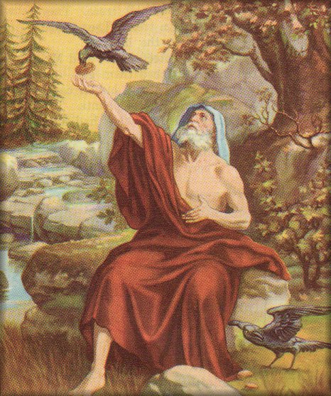 Elishia fed by the Raven