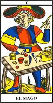 Tarot de Marsella. El Mago