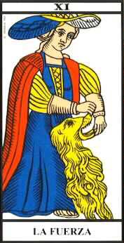 Tarot de Marsella. La Fuerza