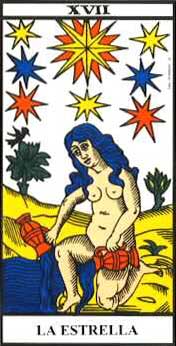 Tarot de Marsella. La Estrella