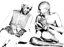 Gandhi and Nehru