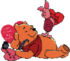 Even Pooh and Piglet understand the love
between friends.