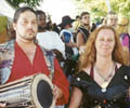 Her Excellency Rixa Eriksdottir and her friend Ian of Rolling Thunder at Pennsic 29