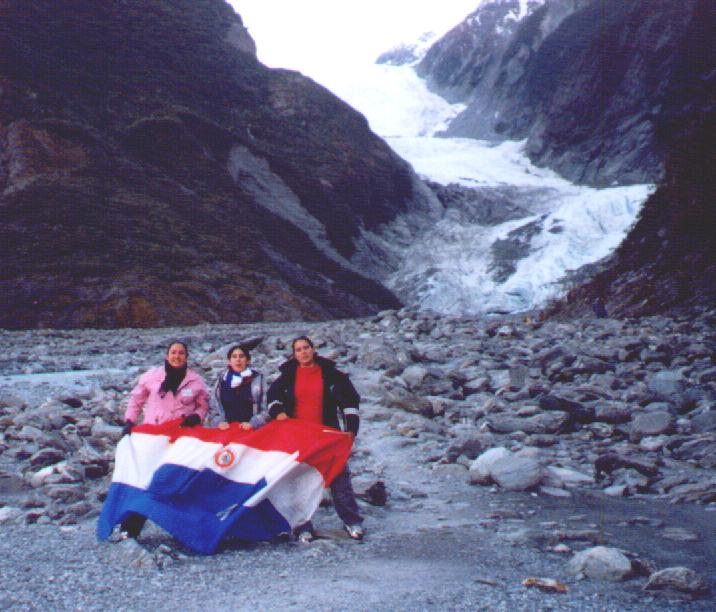 Latinas at the Fox Glacier