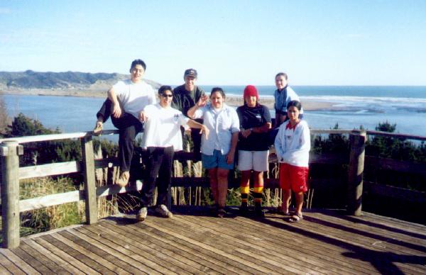 At the Waikato river lookout, Moioro.