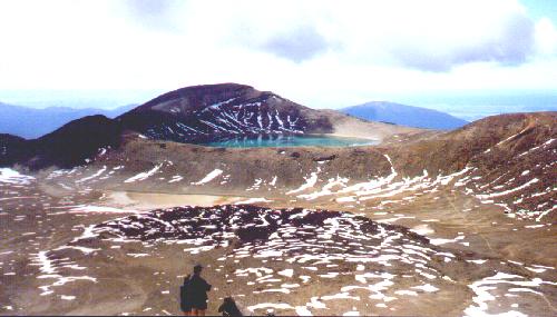 Near the summit of Tongariro