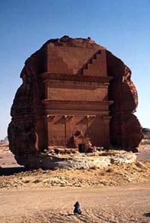 A Nabataean tomb at Madain Salih.