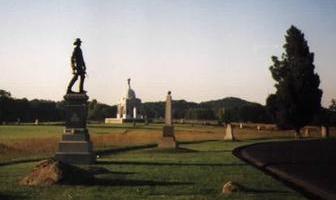 Gettysburg Monuments along Hancock 
Avenue