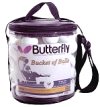 Butterfly Bucket of 3-Star 40mm Table Tennis Balls (72 Count)