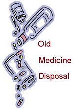 Old Medicine Disposal Google image from http://www.firstpaloalto.com/mt/ClipArt/MedsDisposal150222.jpg