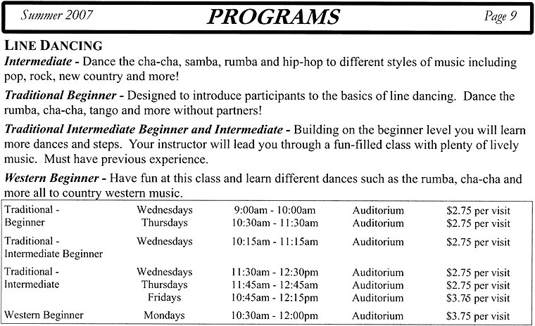 Programs - LINE DANCING - Intermediate, Traditional - Beginner, Traditional - Intermediate Beginner, Traditional - Intermediate, Western Line Dance - Beginner - Page 9