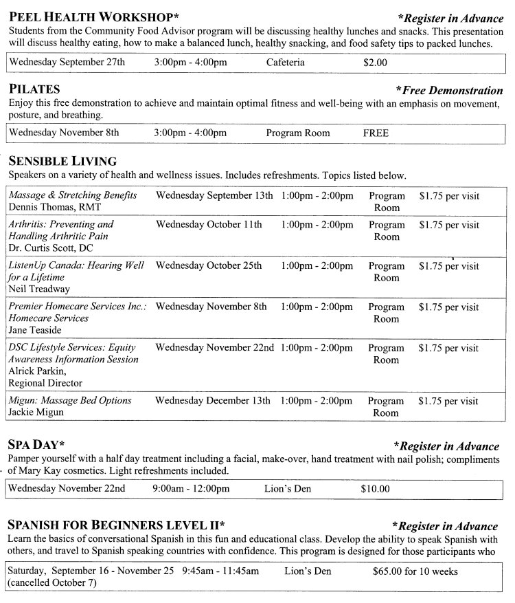 Programs p11