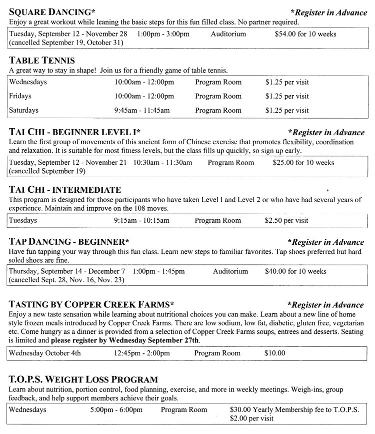 Programs p12