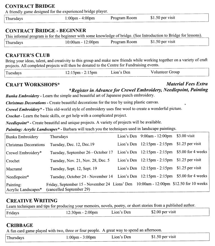 Programs p6