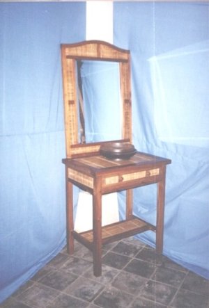 Bamboo type of dressing table