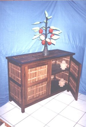 Medium size of bamboo buffet (2 doors)