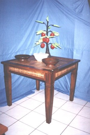 Bamboo design of dining table