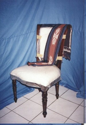 Dining chair with cushion