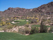 The natural beauty of the desert is evident on every hole