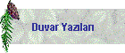 Duvar Yazlar