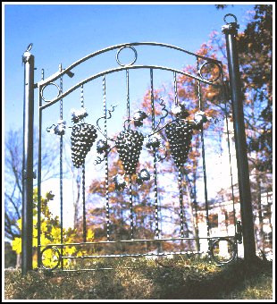 wrought iron gate