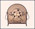 Wrought Iron Fireplace Screens