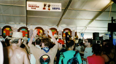 Gospel Tent at the New Orleans Jazz Fest