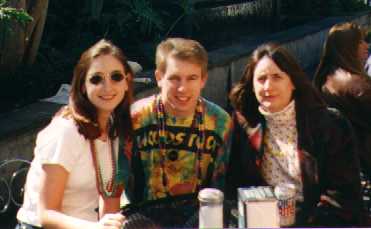 Heather, Joe and Cindy at Cafe du Monde