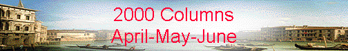 2000 Columns 
 April-May-June