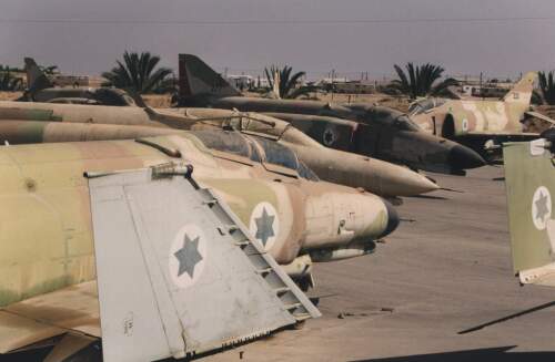 F-4s stored at the IAF Museum, click to enlarge