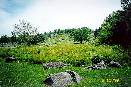 Little Round Top From Devil's Den