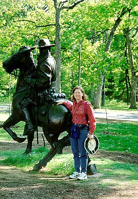 Jeanie and General Longstreet Monument