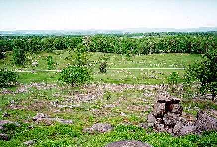 Looking Down From Little Round Top