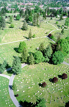 Gettysburg Cemetery Where Lincoln Delivered the Gettysburg Address