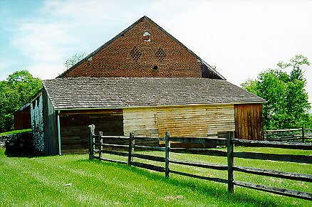 Cannonball Hole Still Visible in Brick