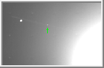 Adrastia, indicada pela seta. Cortesia de Planetarium