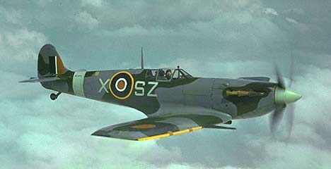 Caza Supermarine Spitfire (Color)