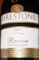 2001 Firestone (29% Cab Franc, 24% Cab Sav, 24% Merlot, 14% Petit Verdot, 9% Malbec)