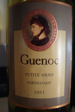 2001 Guenoc Petite Syrah North Coast