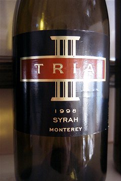 1998 Tria Syrah Monterey