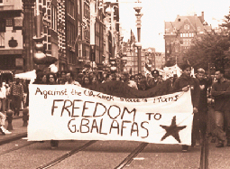 The group of greek anarchist in Amsterdam