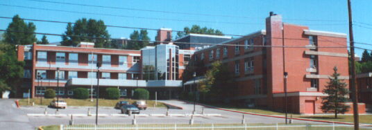 Former Grace Hospital, now HRG - CANADA's 1st For-Profit Hospital.  Click on picture to go to the Calgary Chapter of the Friends of Medicare