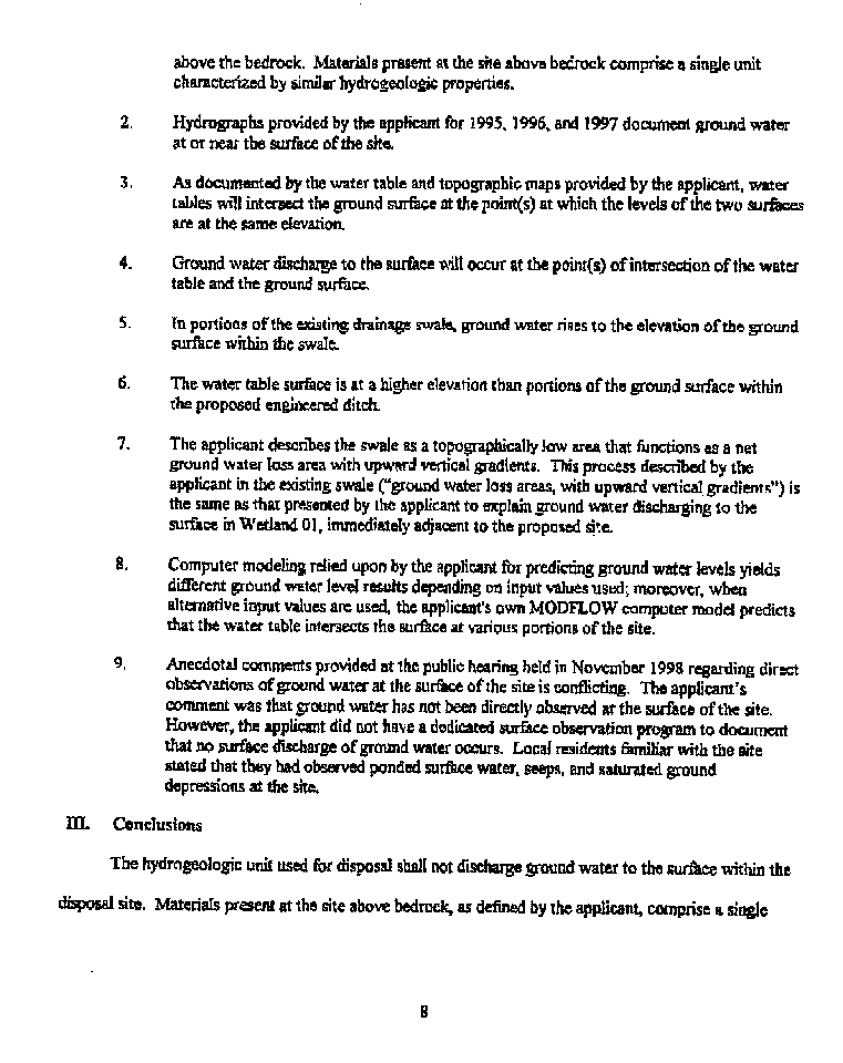 18 December 1998, Official Denial of US Ecology's License Application, page 8