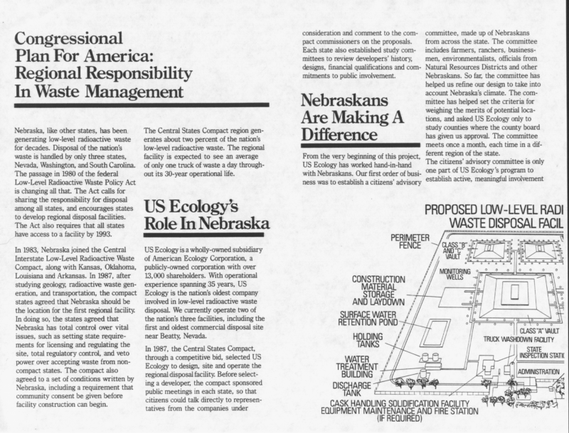 Here's what US Ecology was saying in 1988...