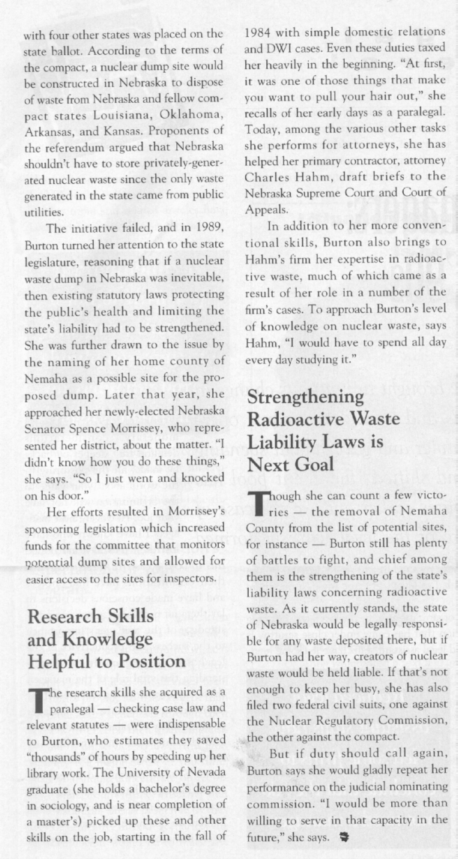 Legal Assistant Today article continued (May/June 1993)